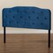 Baxton Studio Gregory ModernNavy Blue Velvet Upholstered Headboard-King 198-12415-ZORO - alternate 4